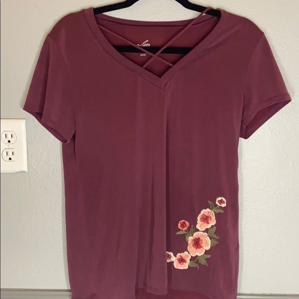 Maroon shirt